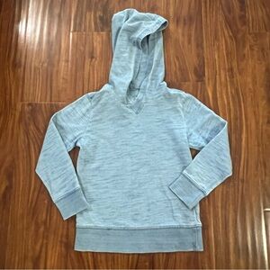 J Crew Crewcuts Kids Lightweight Hoodie Light Blue size 4-5 (XS)